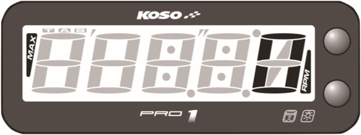 KOSO NORTH AMERICA BA054000 STRUMENTAZIONE Contagiri Pro-1 HONDA SUZUKI KAWASAKI YAMAHA