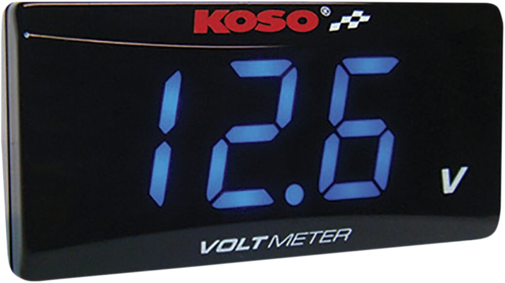 KOSO NORTH AMERICA BA024B00 Voltmetro Super Slim MOTO SCOOTER QUAD