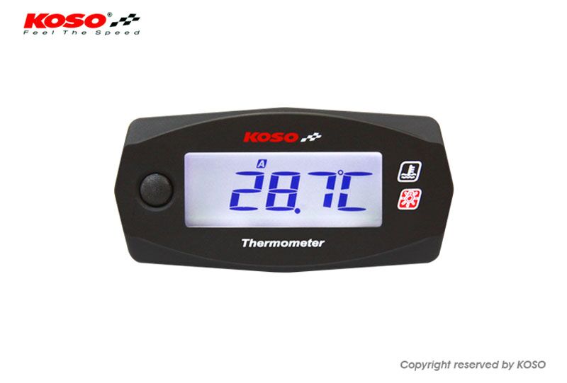 KOSO NORTH AMERICA BA033020 Termometro doppio mini 4 MOTO SCOOTER QUAD