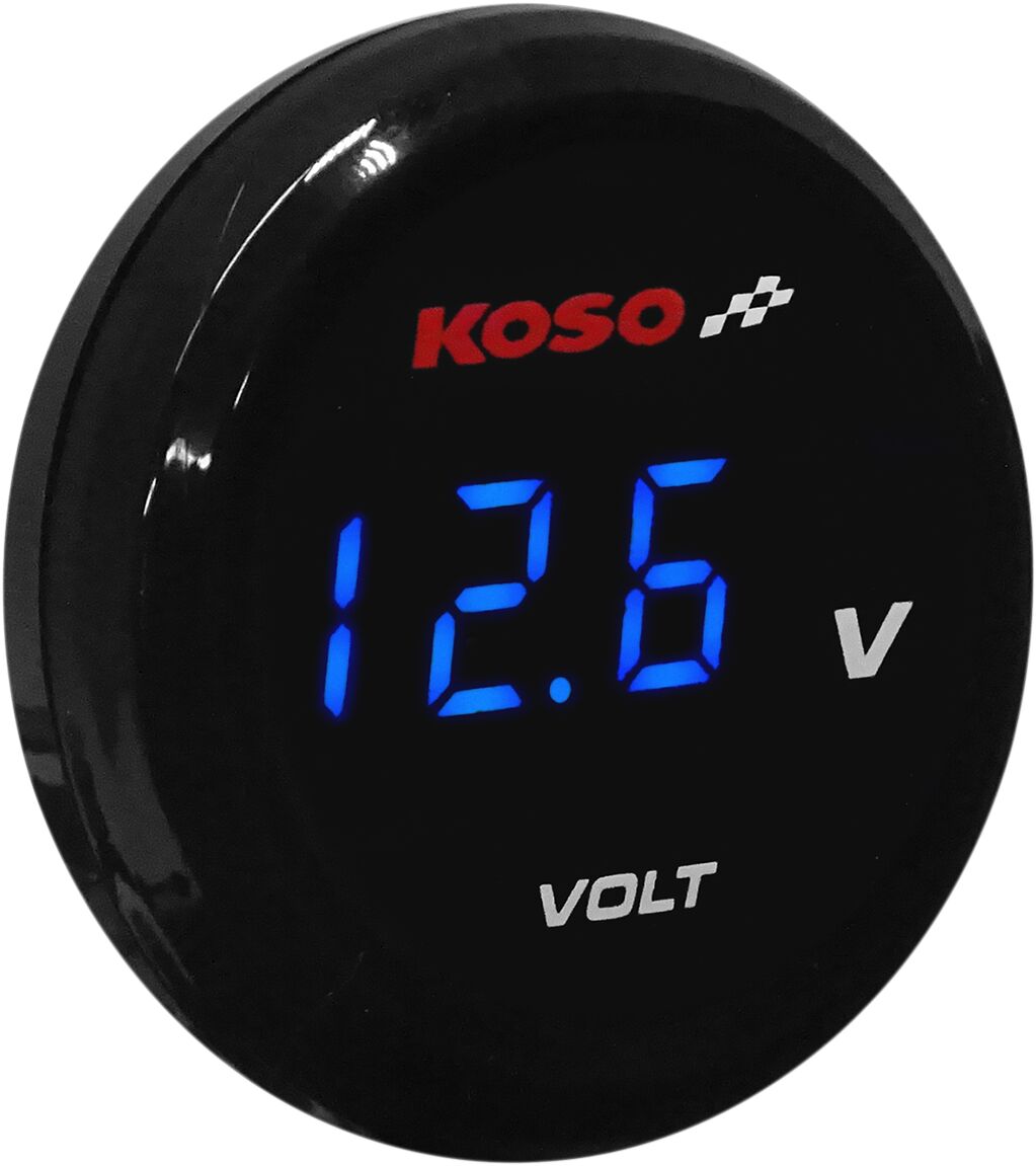 KOSO NORTH AMERICA BA067B00 Voltmetro I-Gear BLUE MOTO SCOOTER QUAD