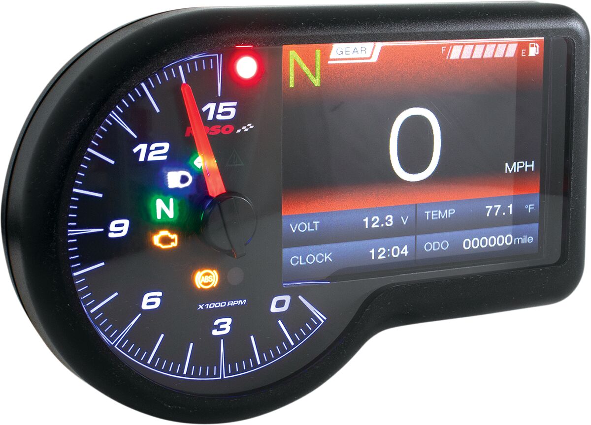KOSO NORTH AMERICA BA071000 Strumentazione GAUGE RX-3 multifunzione HARLEY DAVIDSON HONDA SUZUKI YAMAHA KAWASAKI