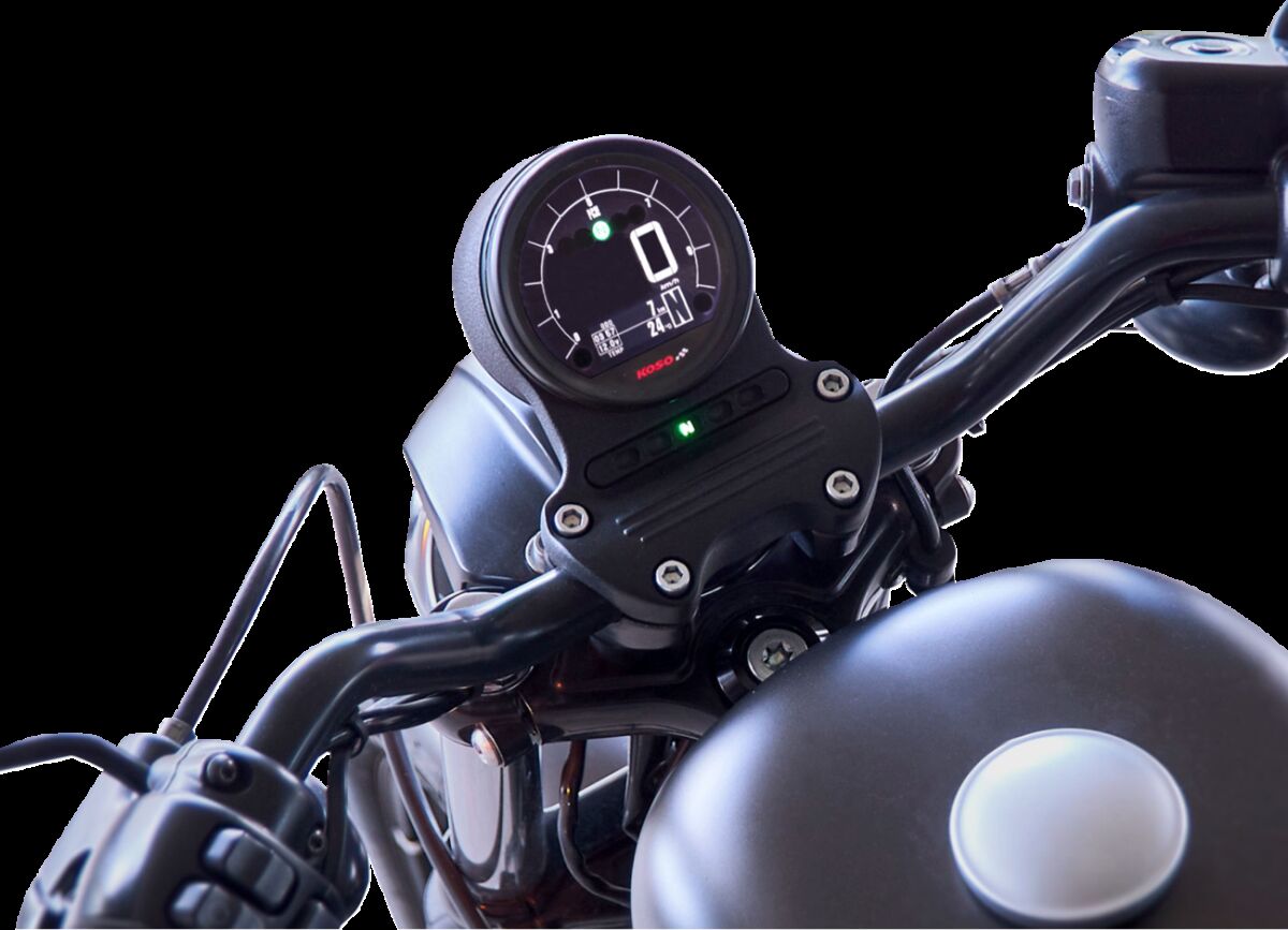 KOSO NORTH AMERICA BA077410 Strumentazione multifunzione GAUGE DL04 Harley Davidson FXLRS 1923 ABS Softail Low Rider S 117 11>24