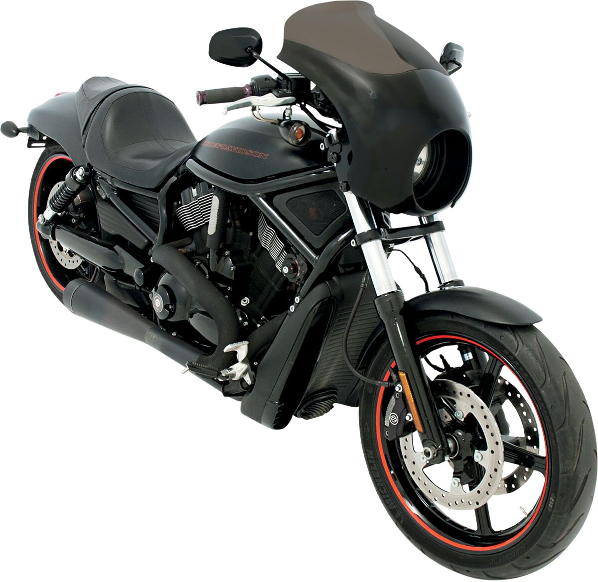 MEMPHIS SHADES MEM7181 CUPOLINO Carenatura Bullet Harley Davidson VRSCDX 1130 Night Rod INDIAN SCOUT 15>24