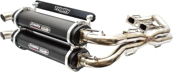 TRINITY RACING TR-4119D-BK SCARICO COMPLETO doppio Stage 5 POLARIS	RZR XP 1000 4X4 15>22