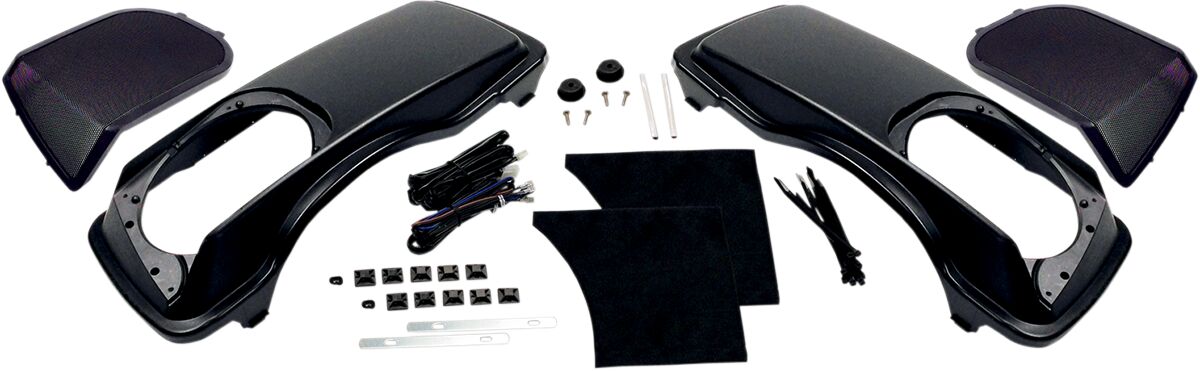 HOGTUNES HT LID Kit coperchi per valigie laterali con altoparlanti Harley Davidson FLHX 1690 Street Glide 97>15