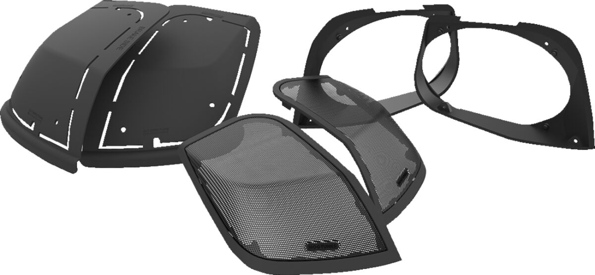 HOGTUNES RETRO LID-RM Kit coperchio tagliato per altoparlanti 6″x9″ Harley Davidson FLTRT 1868 ABS Road Glide 3 114 14>25