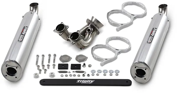 TRINITY RACING TR-4118S SILENZIATORI  Stage 5 Slip-On POLARIS RZR XP 1000 4X4 15>23
