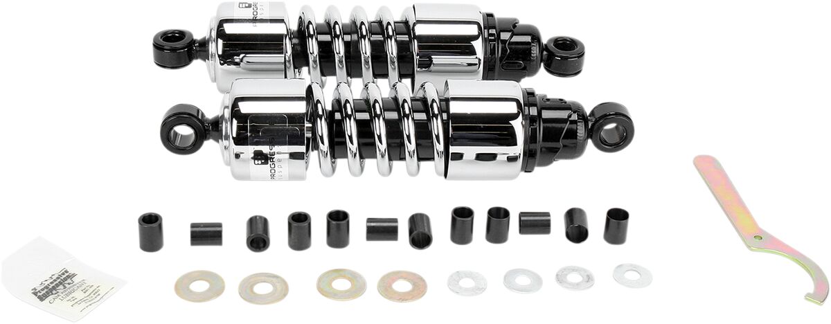 PROGRESSIVE SUSPENSION 412-4202C Ammortizzatori Cruiser Serie 412 11,5″ CROMO HONDA GL 1500 TRIUMPH ROCKET