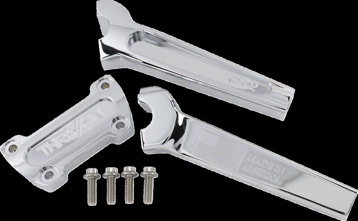 THRASHIN SUPPLY TSC-8000-3 Rialzi manubrio 8″ CROMO Harley Davidson FLTRT 1923 ABS Road Glide 3 117 90>26
