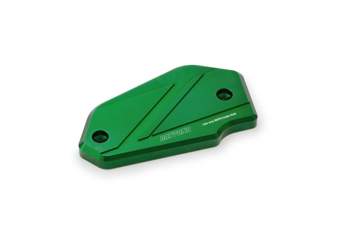 DAYTONA 80634 Coperchio per serbatoio pompa freno anteriore verde KAWASAKI Z650 ABS 17 > 26