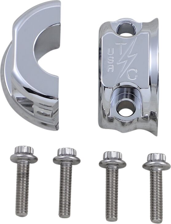 THRASHIN SUPPLY TSC-2703-3 Staffa fissaggio freno/frizione CROMO Harley Davidson FLTRT 1923 ABS Road Glide 90>26