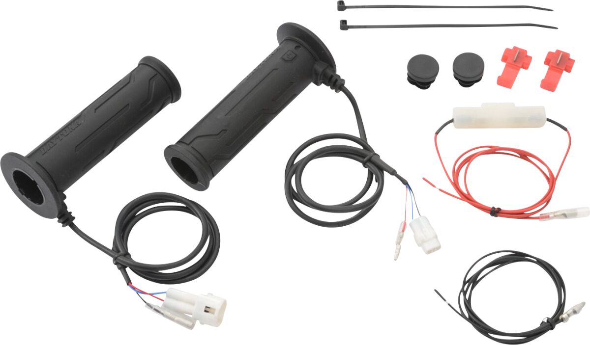 DAYTONA 89820 Manopole Riscaldate Compatibile con manubri da 22,2 mm SUZUKI YAMAHA HONDA