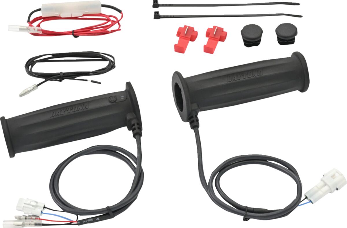 DAYTONA 81044 Manopole Riscaldate Compatibile con manubri da 22,2 mm HONDA KAWASAKI APRILIA