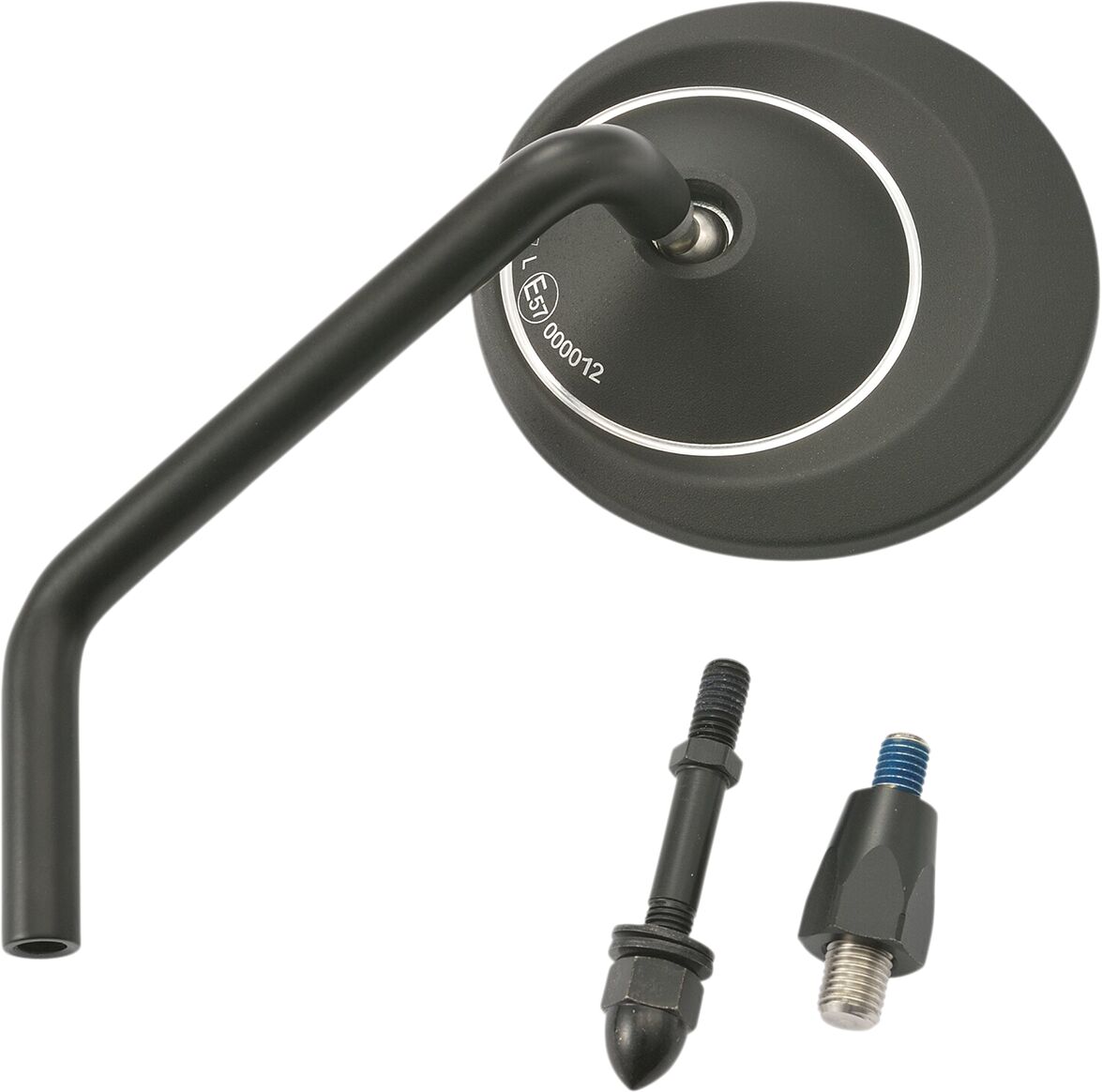 DAYTONA 89733 Specchietto nero in alluminio ROD LEFT ALUMINIUM BLACK -Adattatore M10 x P1,25- DUCATI APRILIA KTM