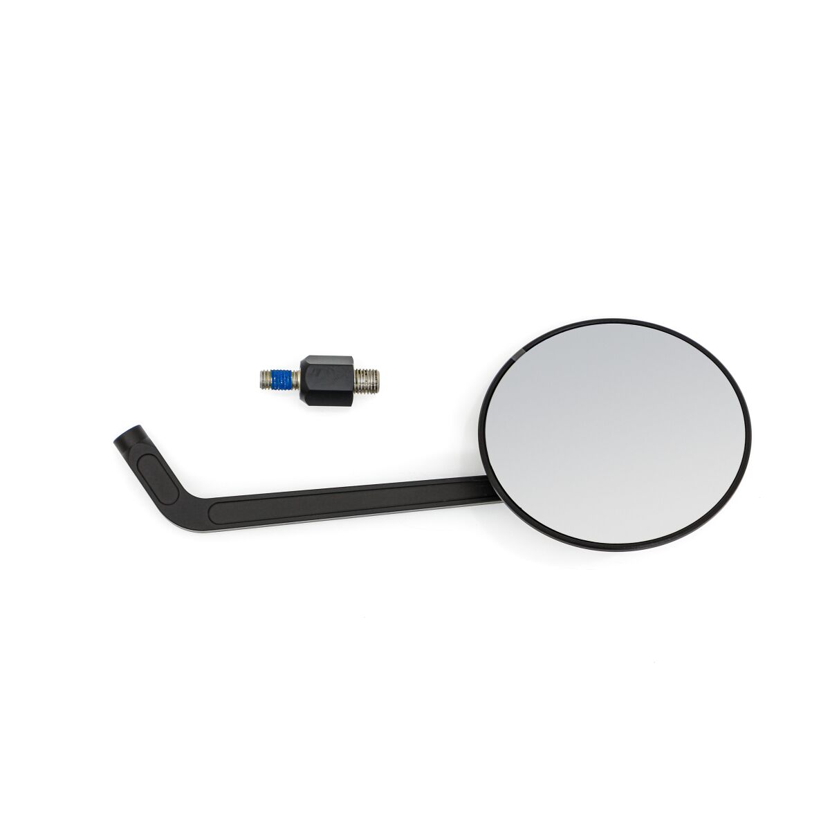 DAYTONA 80998 Specchietto piatto in alluminio nero FLAT-ROUND LEFT HONDA BMW APRILIA