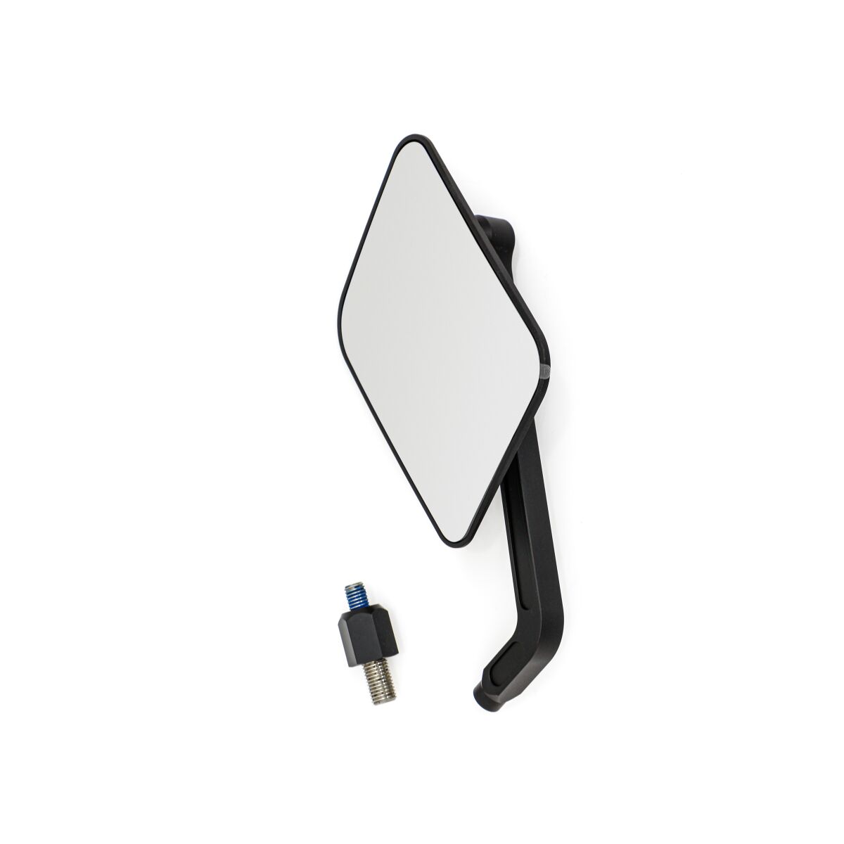 DAYTONA 80993 Specchietto piatto in alluminio nero FLAT-SQUARE LEFT DUCATI BMW KTM