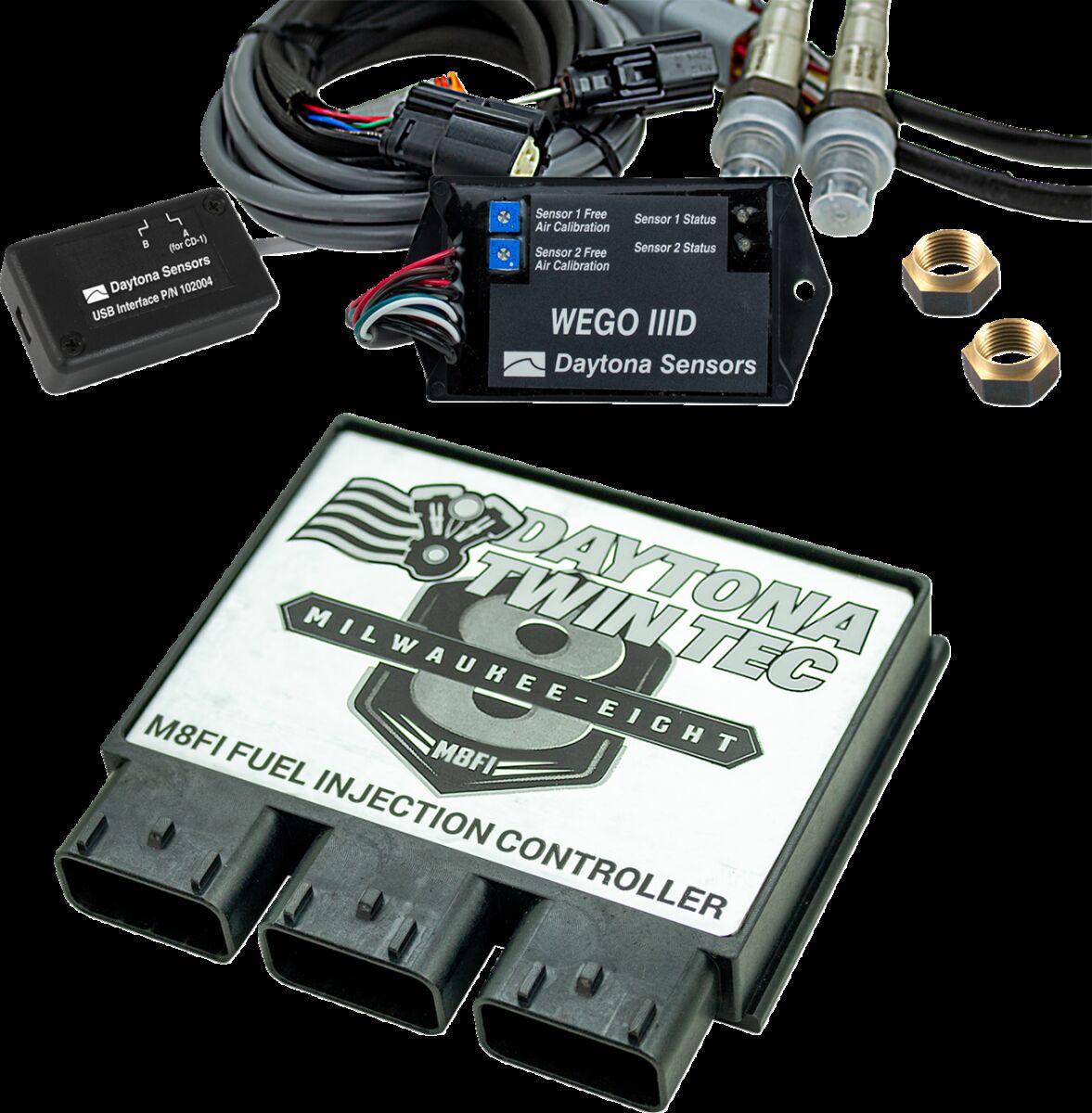 DAYTONA TWIN 17808 Kit sistema di gestione elettronico dell’iniezione Harley Davidson FLHX 1750 ABS Street Glide 107 17>24