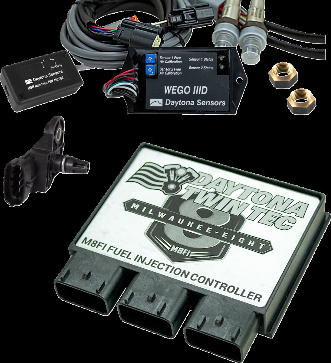 DAYTONA TWIN 17809 Kit sistema di gestione elettronico dell’iniezione Harley Davidson FLHTK 1868 ABS	Glide Ultra Limited 114 17>24