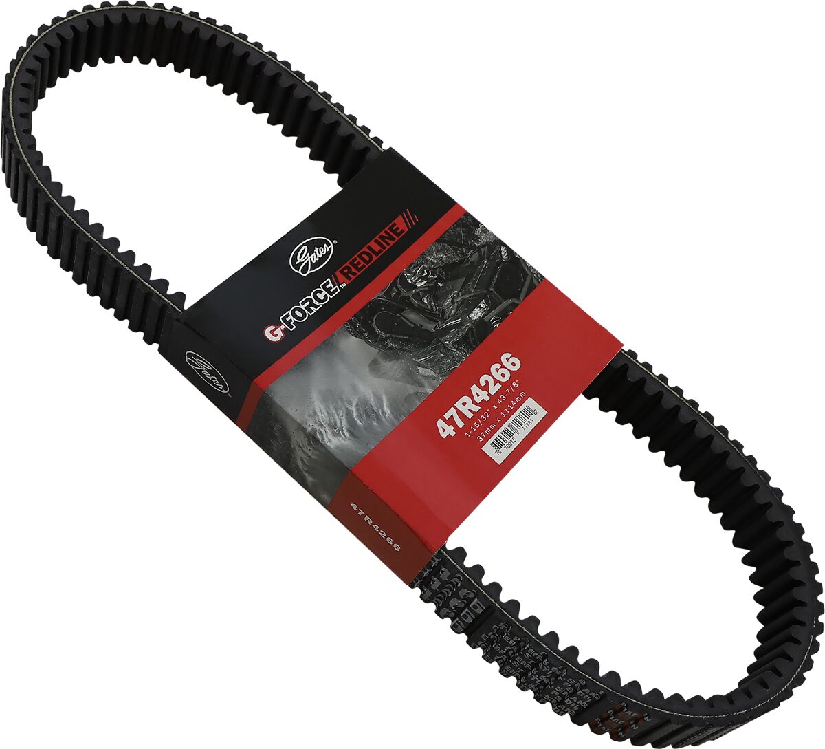 GATES 47R4266 Cinghia di trasmissione G-Force RedLine POLARIS RANGER XP 1000 CREW-6 4X4 19 > 24