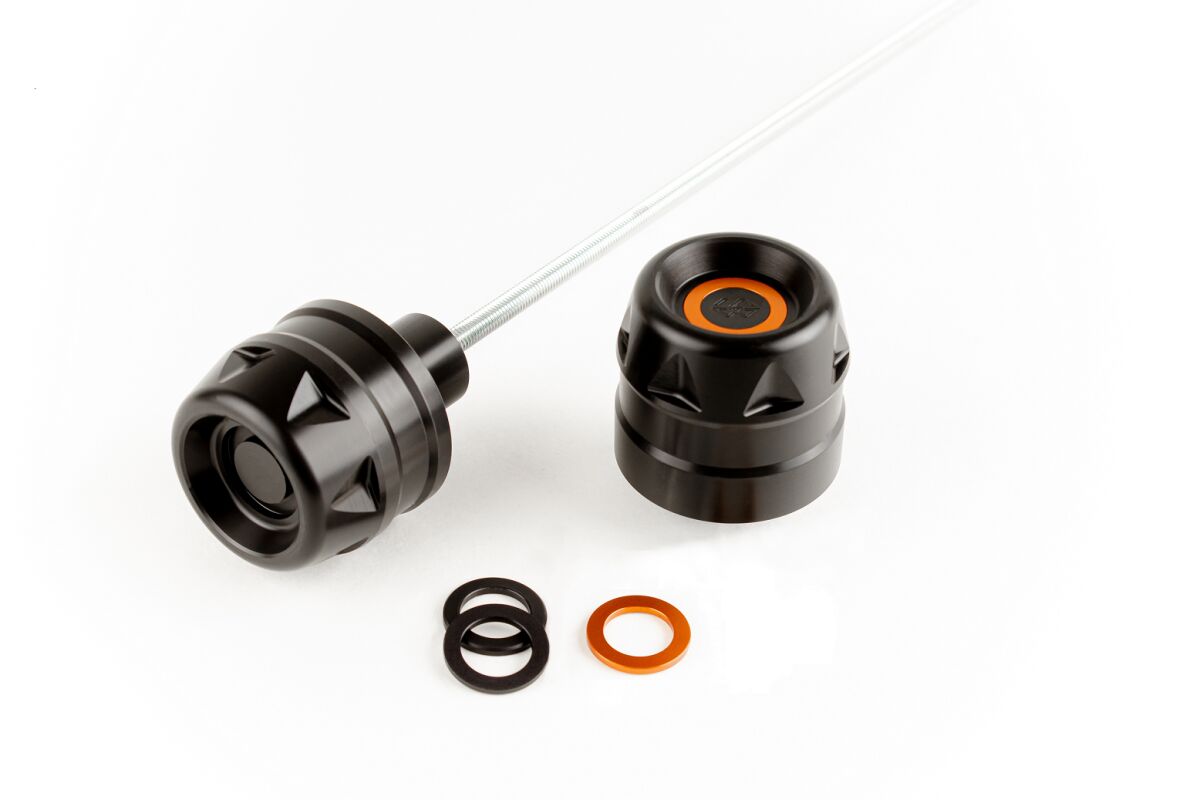 GILLES TOOLING GTA-R-KT02-B Protezione PERNO RUOTA POSTERIORE GTA KTM DUKE 790 ABS 18>24