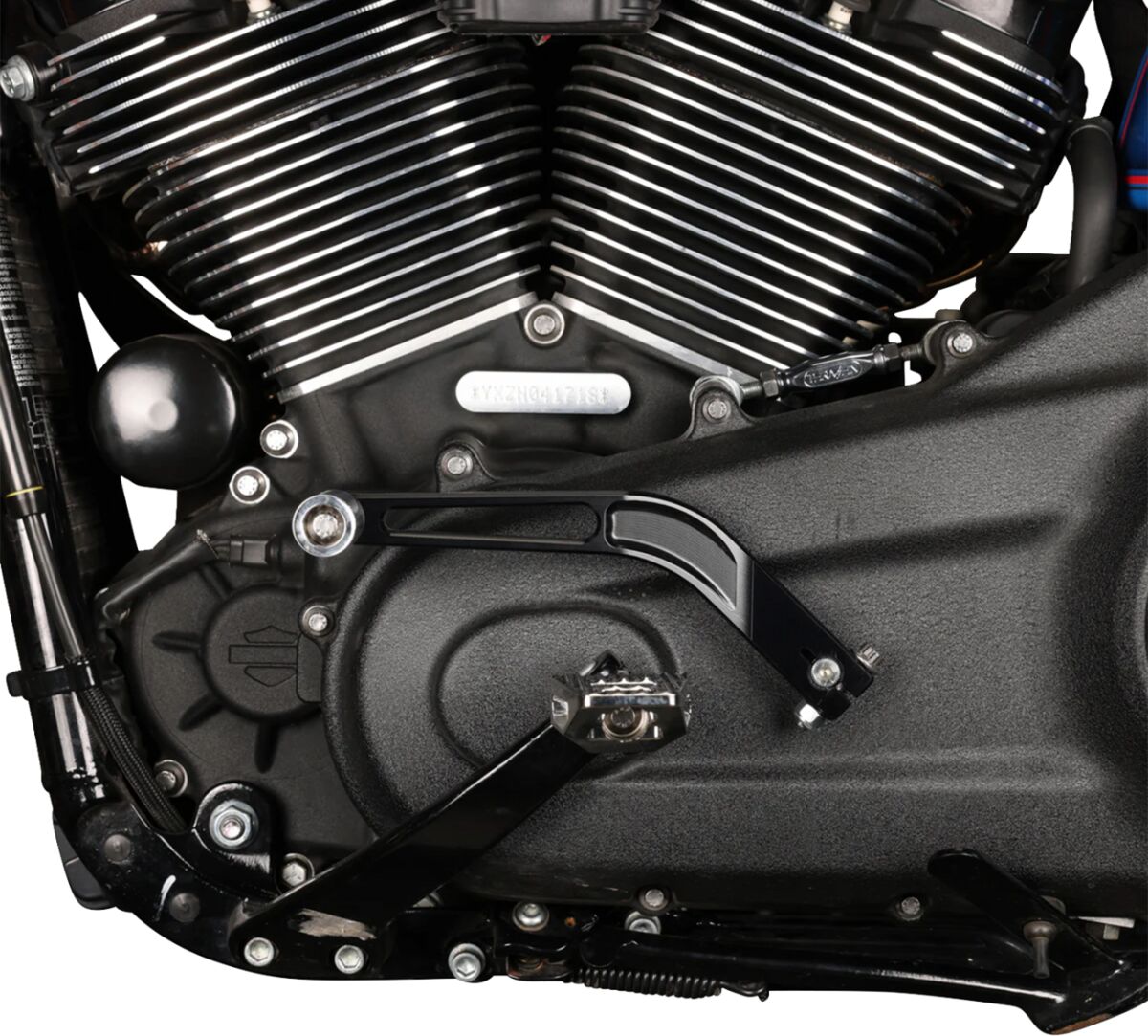 THRASHIN SUPPLY TSC-2302-1 Leva cambio corta BLACK Harley Davidson FLSTFI 1923 ABS Softail Fat Boy Gray Ghost 117 18>26
