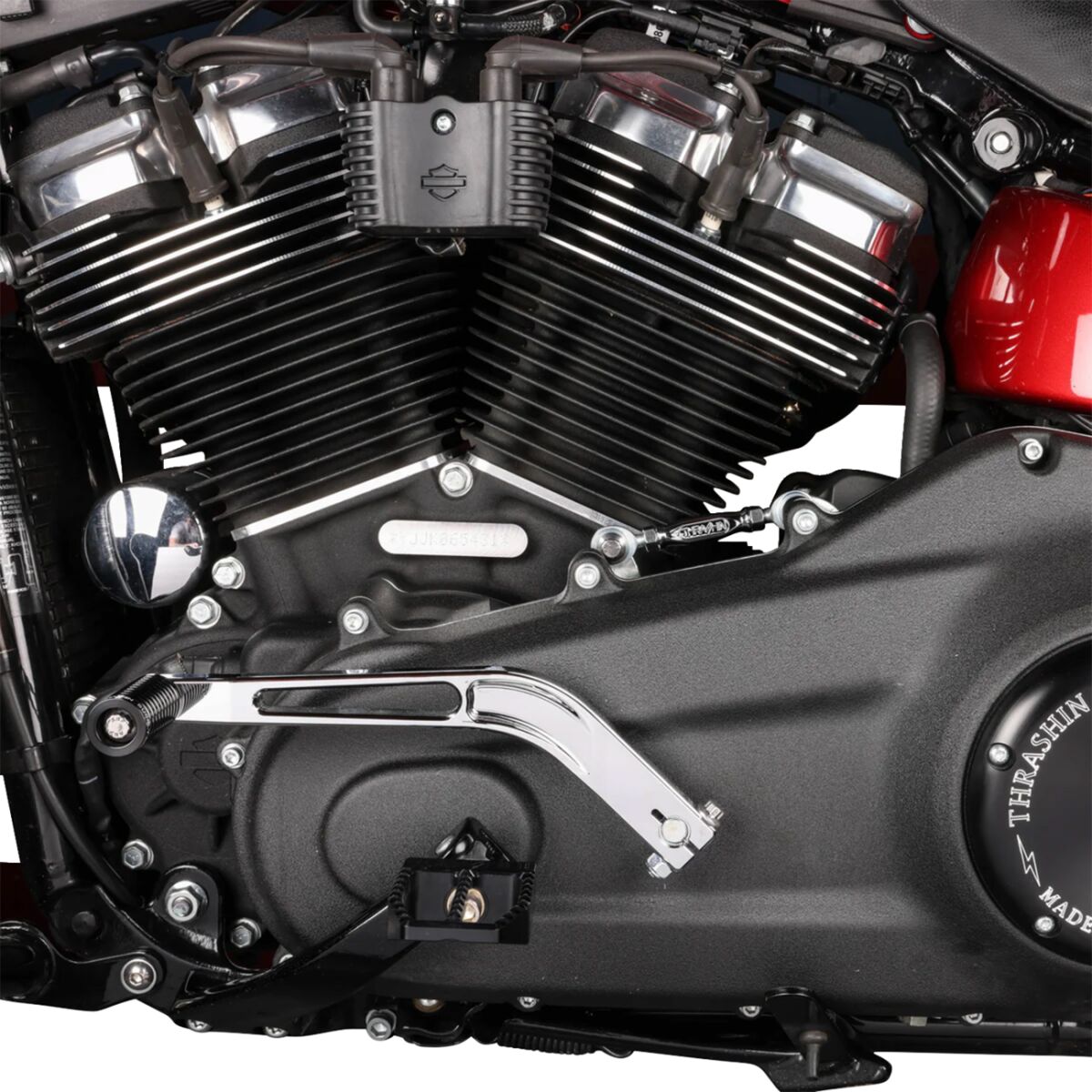 THRASHIN SUPPLY TSC-2302-3 Leva cambio corta CROMO Harley Davidson FLSTFI 1923 ABS Softail Fat Boy Gray Ghost 117 18>26