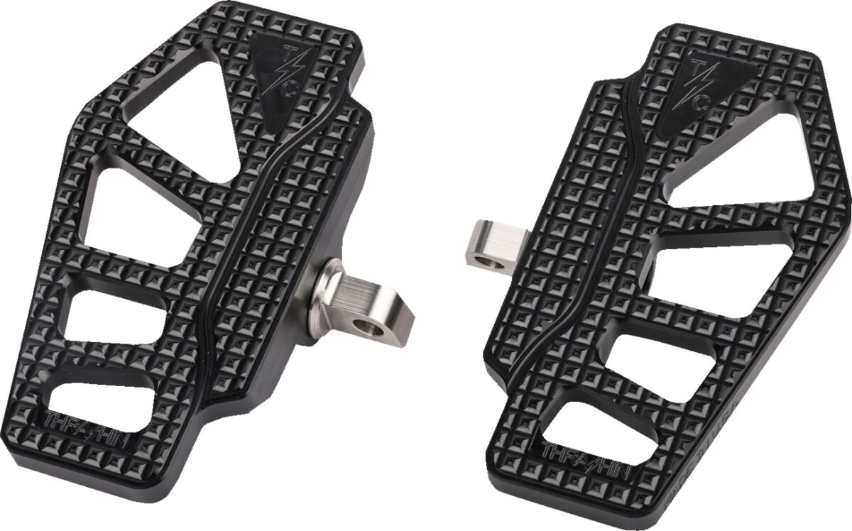THRASHIN SUPPLY TSC-2217-1-D Pedane mini Apex BLACK ANTERIORI HARLEY DAVIDSON