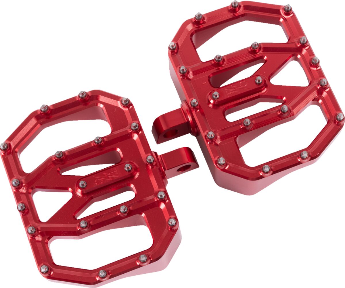 THRASHIN SUPPLY TSC-2031-2-D Pedane Mini Aggressor RED POSTERIORI Harley Davidson FLSTFI 1923 ABS	Softail Fat Boy 117  18>26
