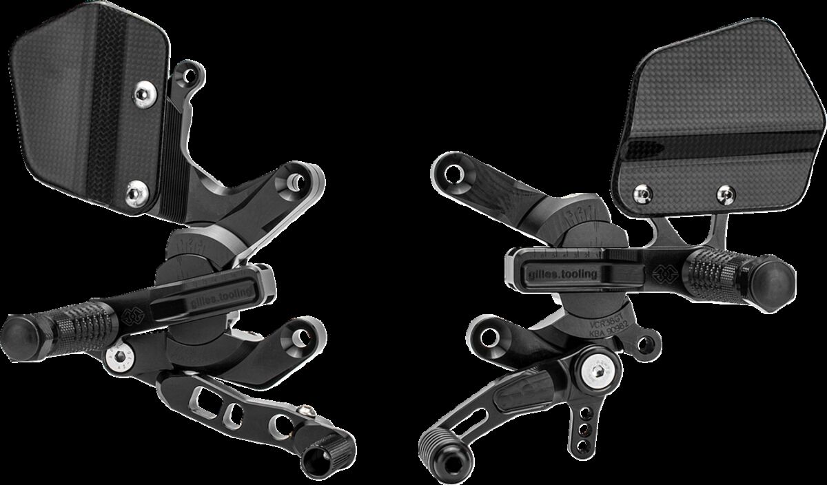 GILLES TOOLING VCR-KT03-B KIT PEDANE POSTERIORI REGOLABILI KTM SUPER DUKE 1290 GT ABS 14>24
