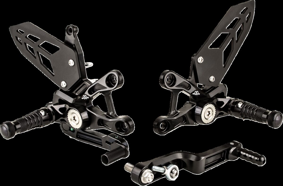 GILLES TOOLING MUE2-S01 KIT PEDANE REGOLABILI MUE2 SUZUKI GSX-R 1000 ABS 17>26