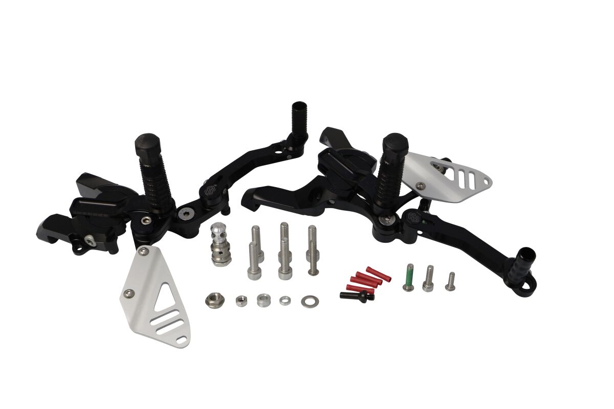 GILLES TOOLING  VCR-D05 KIT PEDANE REGOLABILI  FXR  DUCATI PANIGALE V2 955 ABS 16>24