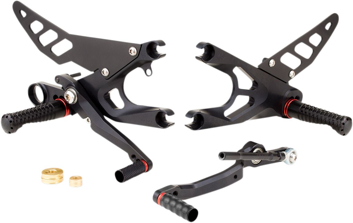 GILLES TOOLING FXR-Y07-B KIT PEDANE ARRETRATE REGOLABILI FXR YAMAHA YZF-R6 600 17>20