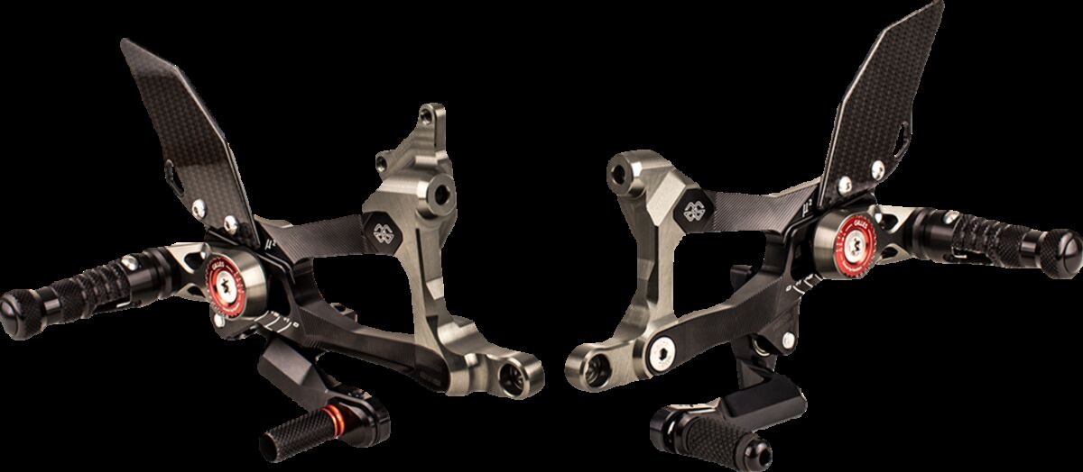 GILLES TOOLING MUE2-D01 KIT PEDANE REGOLABILI MUE2 DUCATI PANIGALE V4 1100 S ABS 18>25