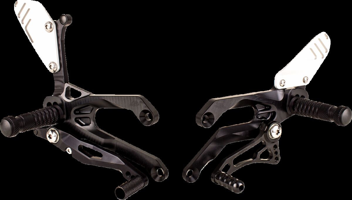 GILLES TOOLING FXR-Y05-CUP-B KIT PEDANE ARRETRATE REGOLABILI FXR YAMAHA YZF-R3 ABS 15>24