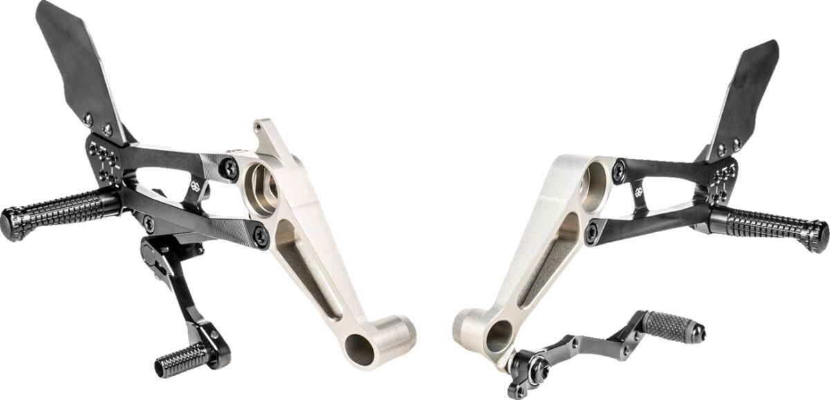 GILLES TOOLING FXR-A03-B KIT PEDANE ARRETRATE REGOLABILI FXR APRILIA RS 660 ABS 21>25