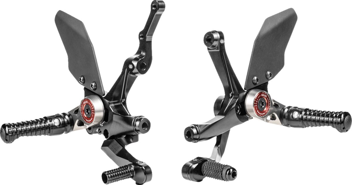 GILLES TOOLING MUE2-D03-B KIT PEDANE REGOLABILI MUE2 DUCATI STREETFIGHTER V2 890 S ABS 22>26
