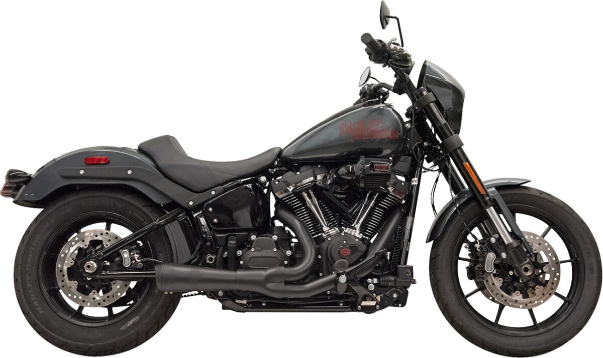 BASSANI EXHAUST 1S75B SCARICO COMPLETO 2-into-1 The Ripper Harley Davidson FXBB 1923 ABS Softail Street Bob 117 18>25