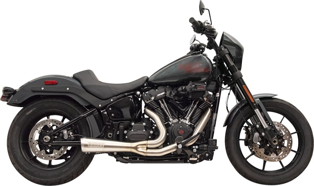 BASSANI EXHAUST 1S75SS SCARICO COMPLETO 2-into-1 The Ripper Harley Davidson FXBB 1923 ABS Softail Street Bob 117 18>25