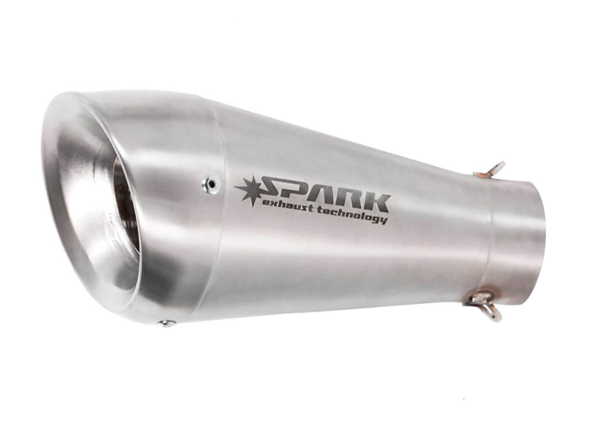 SPARK G00SI10I SILENZIATORE STANDARD slip-on stile anni ‘60 MOTO STRADA HONDA SUZUKI YAMAHA