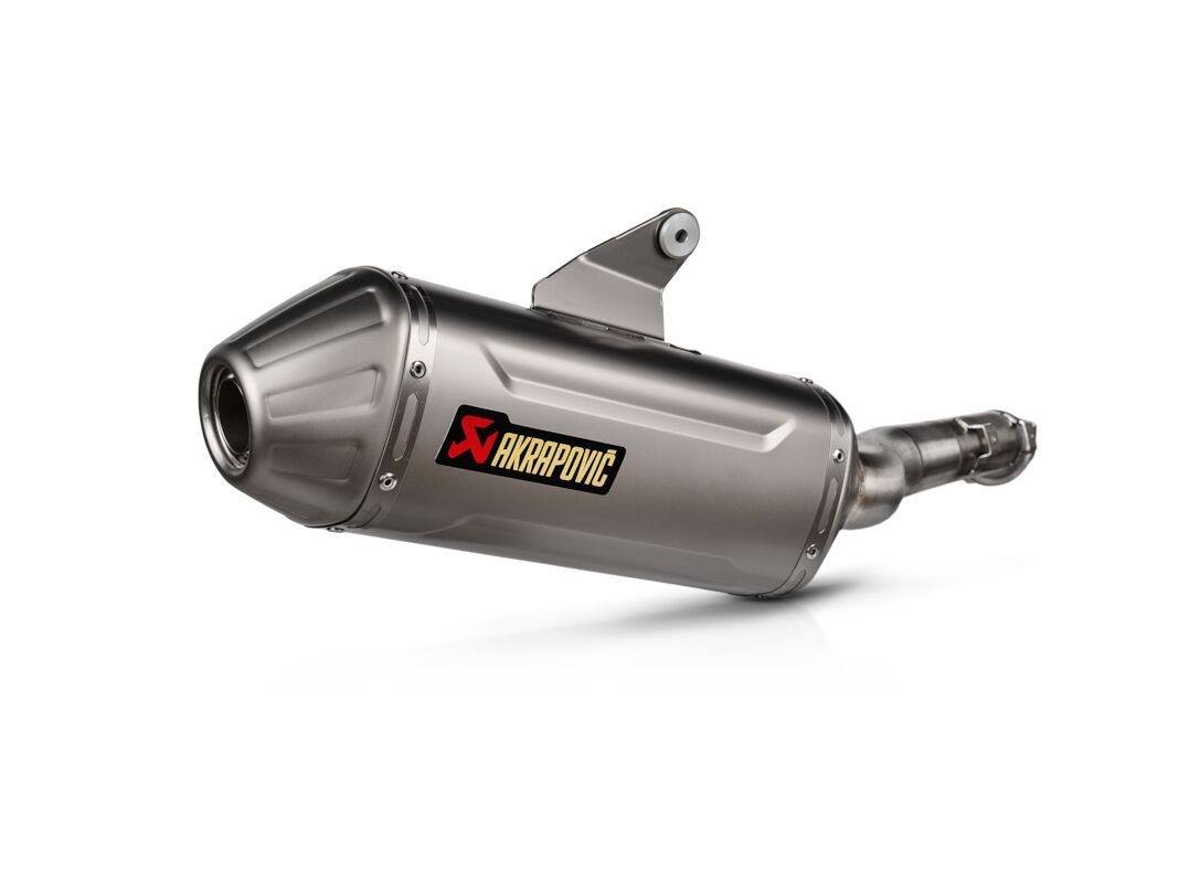 AKRAPOVIC S-CF8SO3-HFTT SILENZIATORE Slip-On Line STREET TITANIUM CF MOTO MT-X 800 ABS 800 MT-X Comfort 25>26