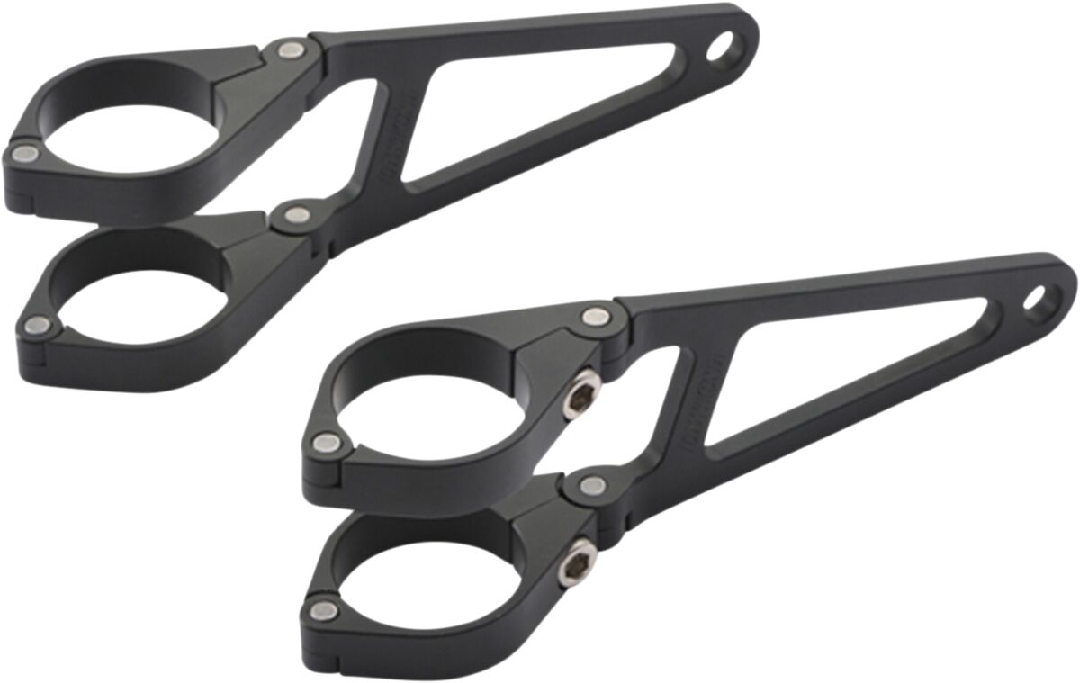 DAYTONA 88617 Staffa di montaggio faro anteriore nero forcella 35 mm MOTO STRADA NAKED CUSTOM