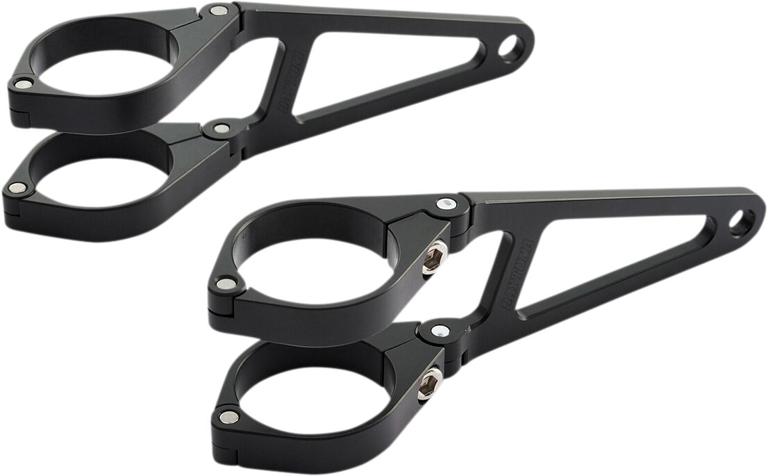 DAYTONA 88619 Staffa di montaggio faro anteriore nero forcella 41 mm MOTO STRADA NAKED CUSTOM