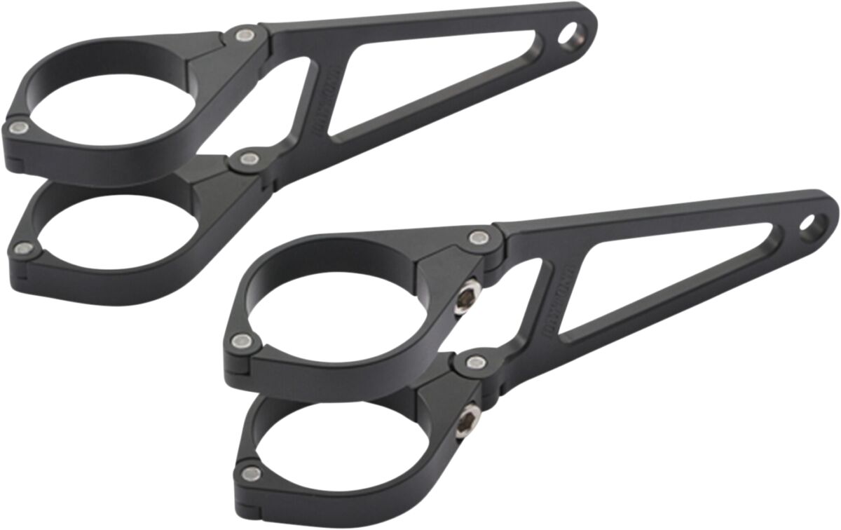 DAYTONA 88620 Staffa di montaggio faro anteriore nero forcella 43 mm MOTO STRADA NAKED CUSTOM