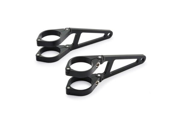 DAYTONA 88622 Staffa di montaggio faro anteriore nero forcella 35 mm MOTO STRADA NAKED CUSTOM