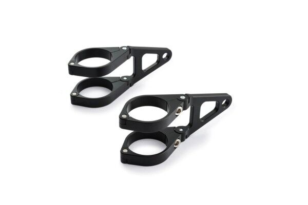DAYTONA 88625 Staffa di montaggio faro anteriore nero forcella 43 mm MOTO STRADA NAKED CUSTOM