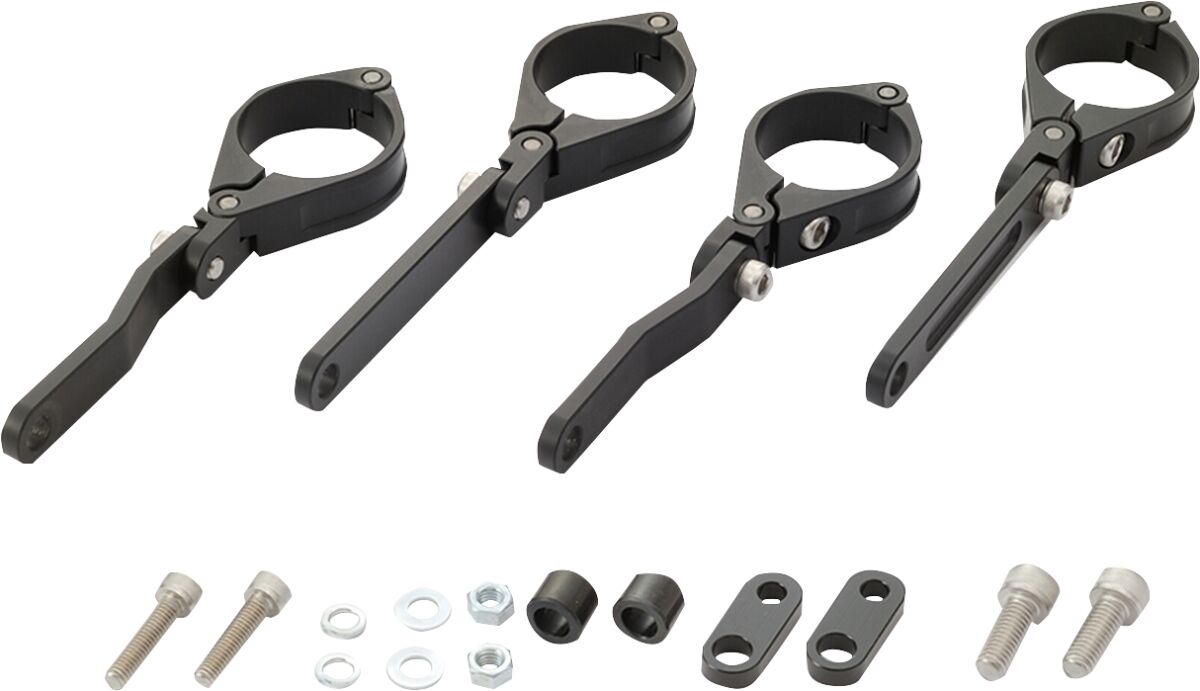 DAYTONA 80726 Set staffa faro anteriore fascetta nero forcella 39 mm MOTO STRADA NAKED CUSTOM