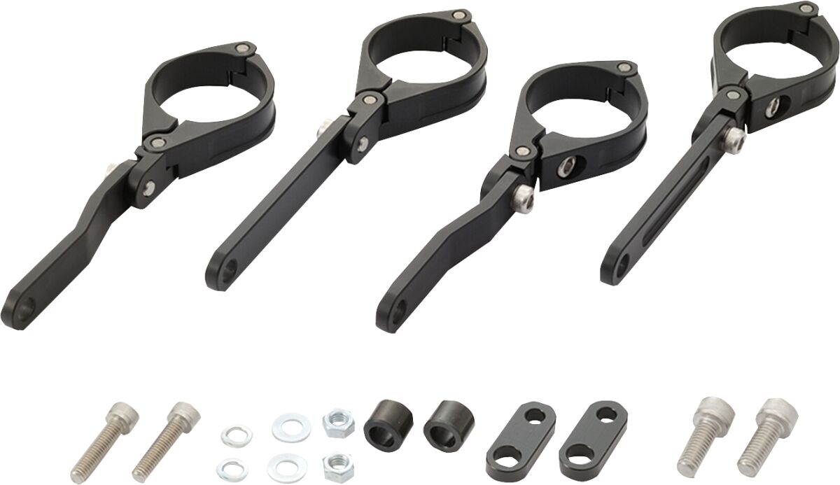 DAYTONA 80727 Set staffa faro anteriore fascetta nero forcella 41 mm MOTO STRADA NAKED CUSTOM