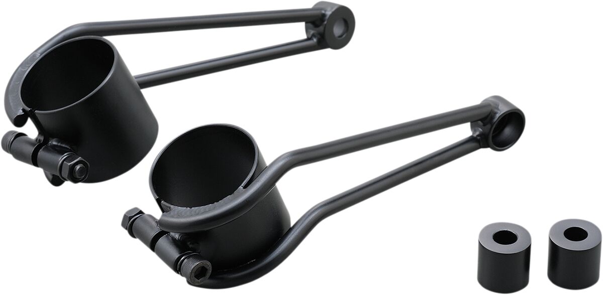 DAYTONA 86941 Staffa di montaggio faro anteriore nero forcella 39 mm MOTO STRADA NAKED CUSTOM