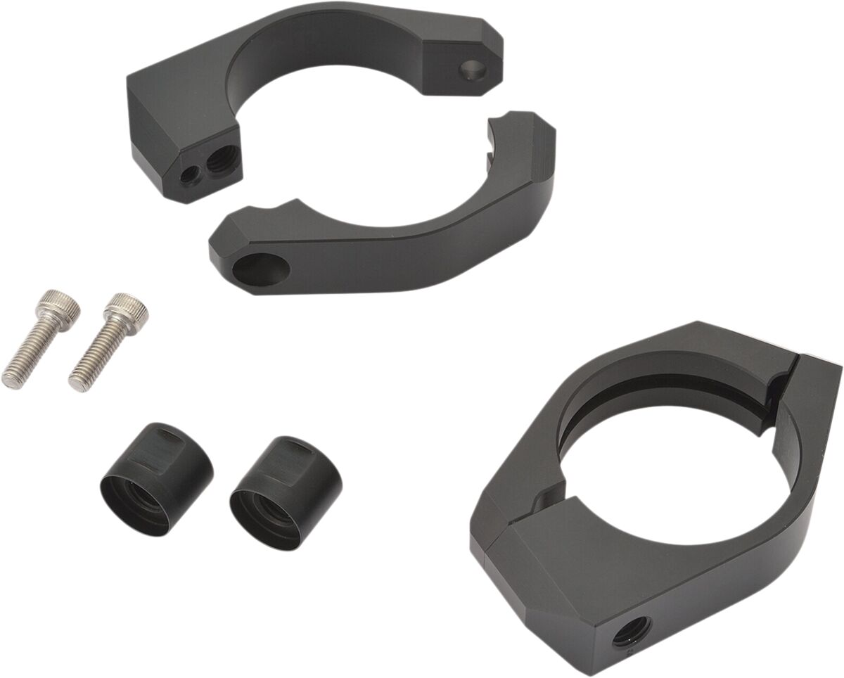 DAYTONA 89858 STAFFA MONTAGGIO INDICATORI DIREZIONE Nero fascetta forcella 43 mmMOTO STRADA CUSTOM NAKED