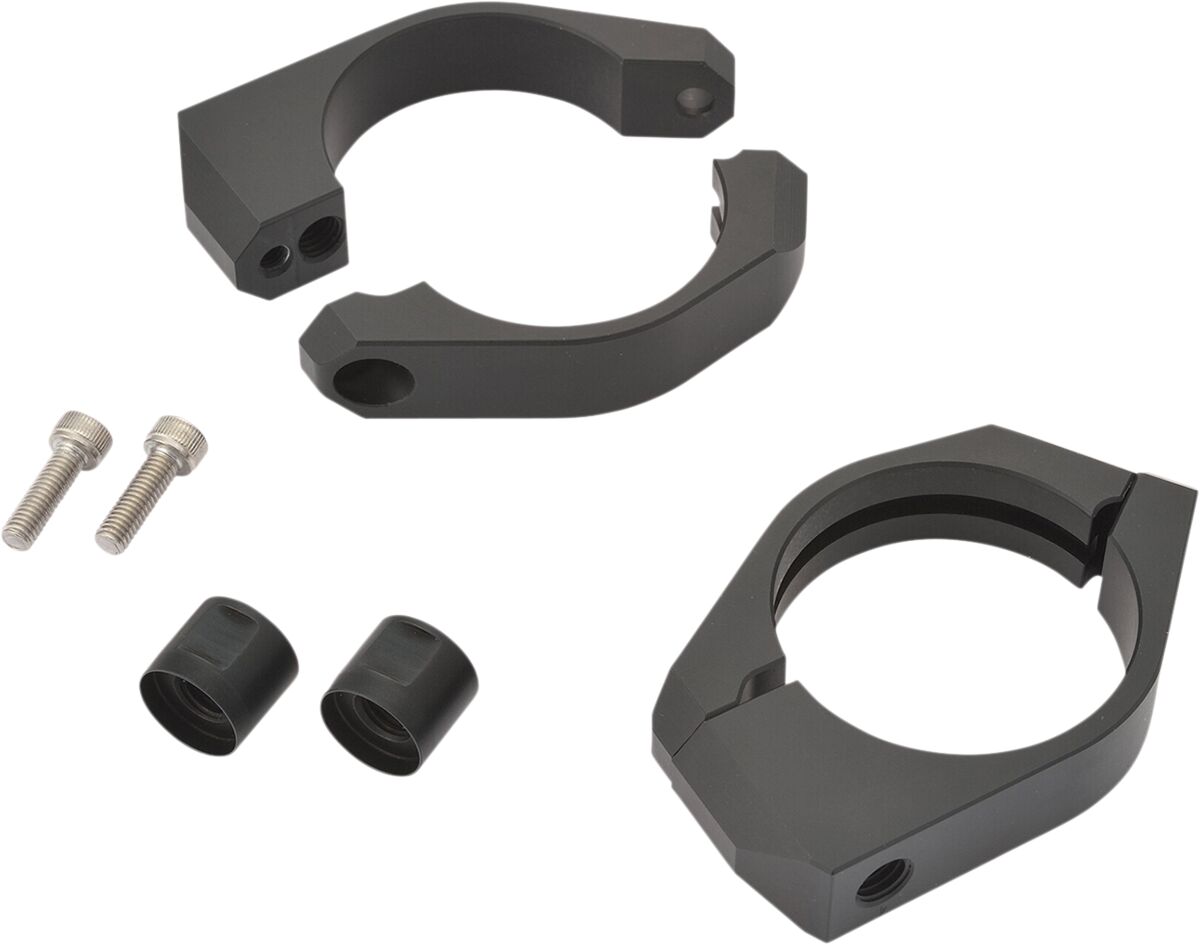 DAYTONA 89859 STAFFA MONTAGGIO INDICATORI DIREZIONE Nero fascetta forcella 47 mmMOTO STRADA CUSTOM NAKED